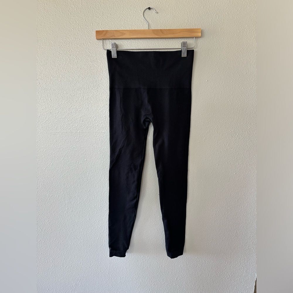 Spanx Black Compression High Waist Leggings Size Small